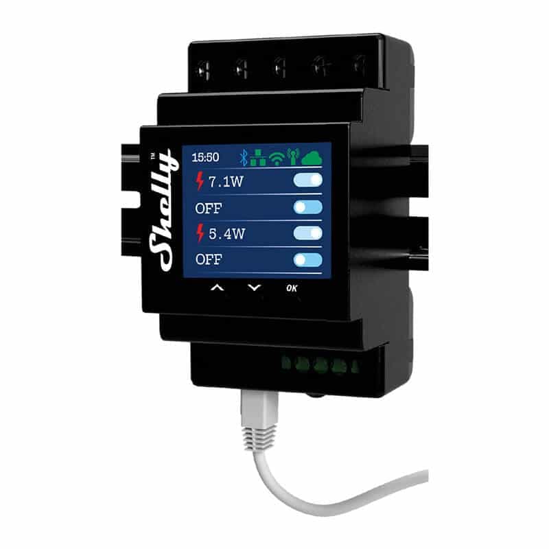 Shelly Pro 4PM DIN Rail Smart Switch with power metering, 4 channels 2