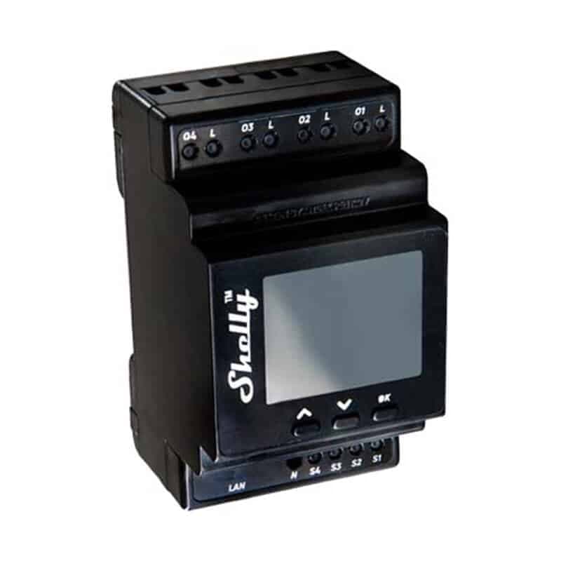 Shelly Pro 4PM DIN Rail Smart Switch with power metering, 4 channels 3