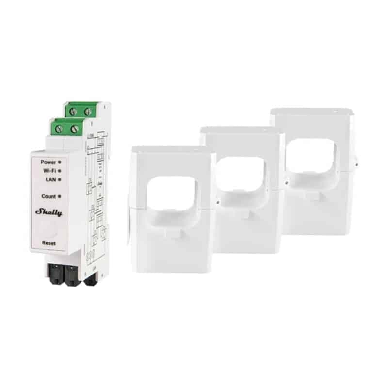 Shelly PRO 3EM 3-phase Energy Meter 400A Wi-Fi