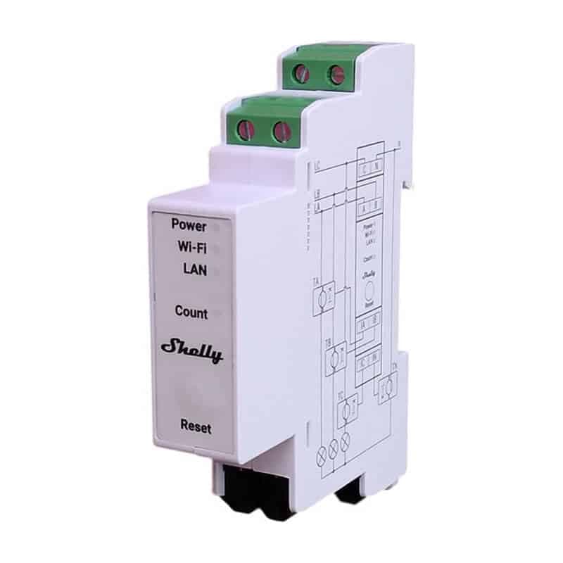 Shelly PRO 3EM 3-phase Energy Meter 400A Wi-Fi 2