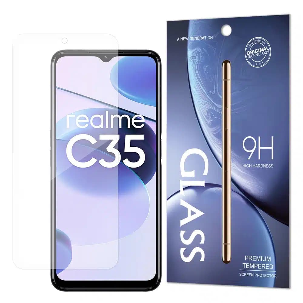 Προστασία Οθόνης Tempered Glass 9H για κινητό Realme C35 (packaging - envelope)