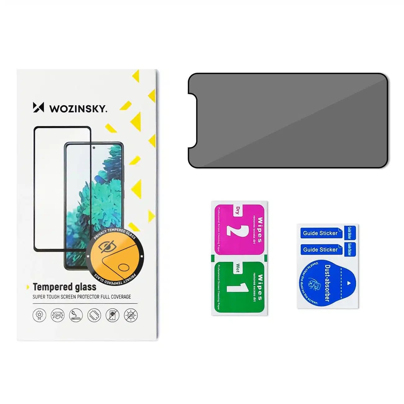 Προστασία Οθόνης Wozinsky Privacy Glass tempered glass για κινητό Samsung Galaxy A23 με Anti Spy privacy filter 4