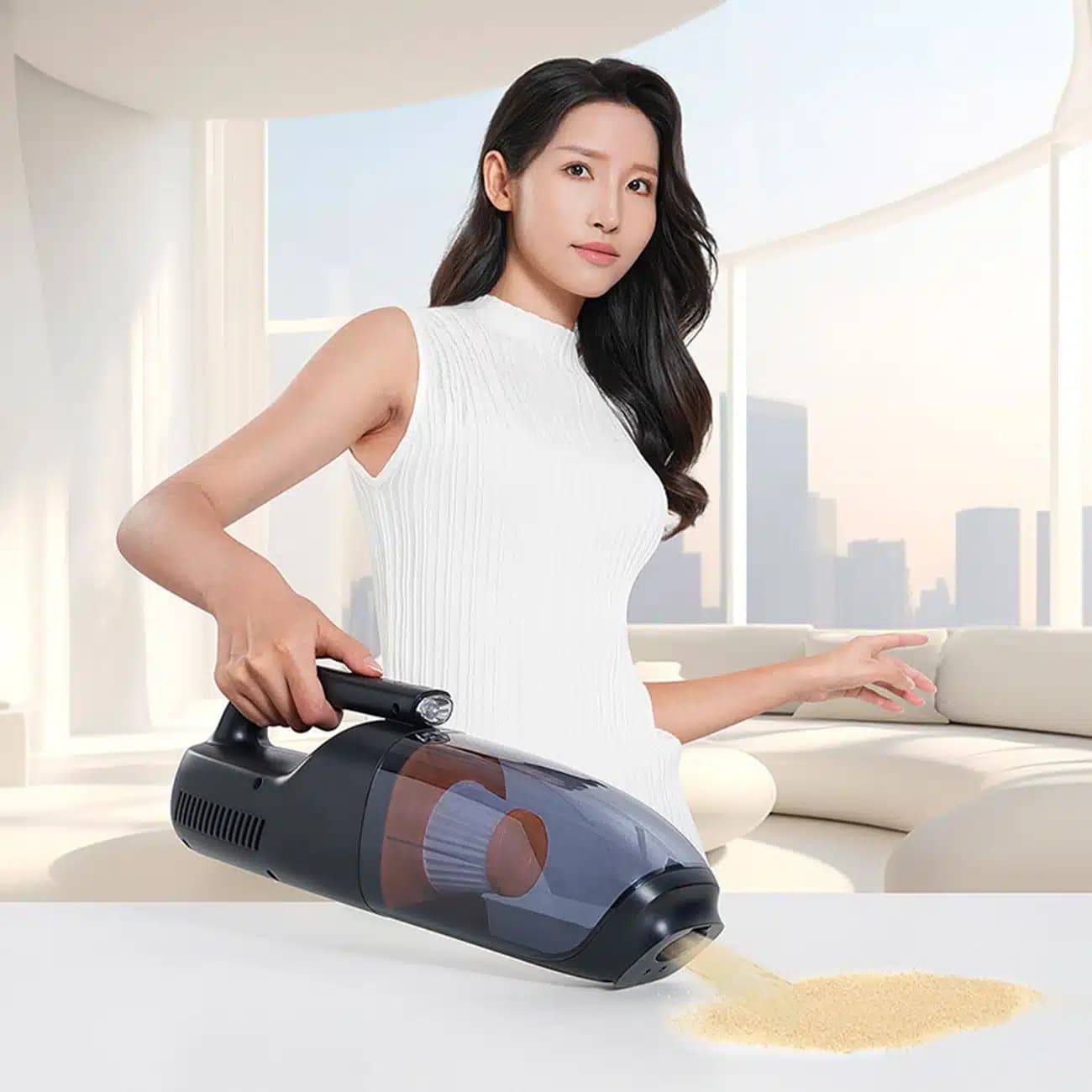 Baseus AP02 6000Pa car vacuum cleaner - Μαύρο 12