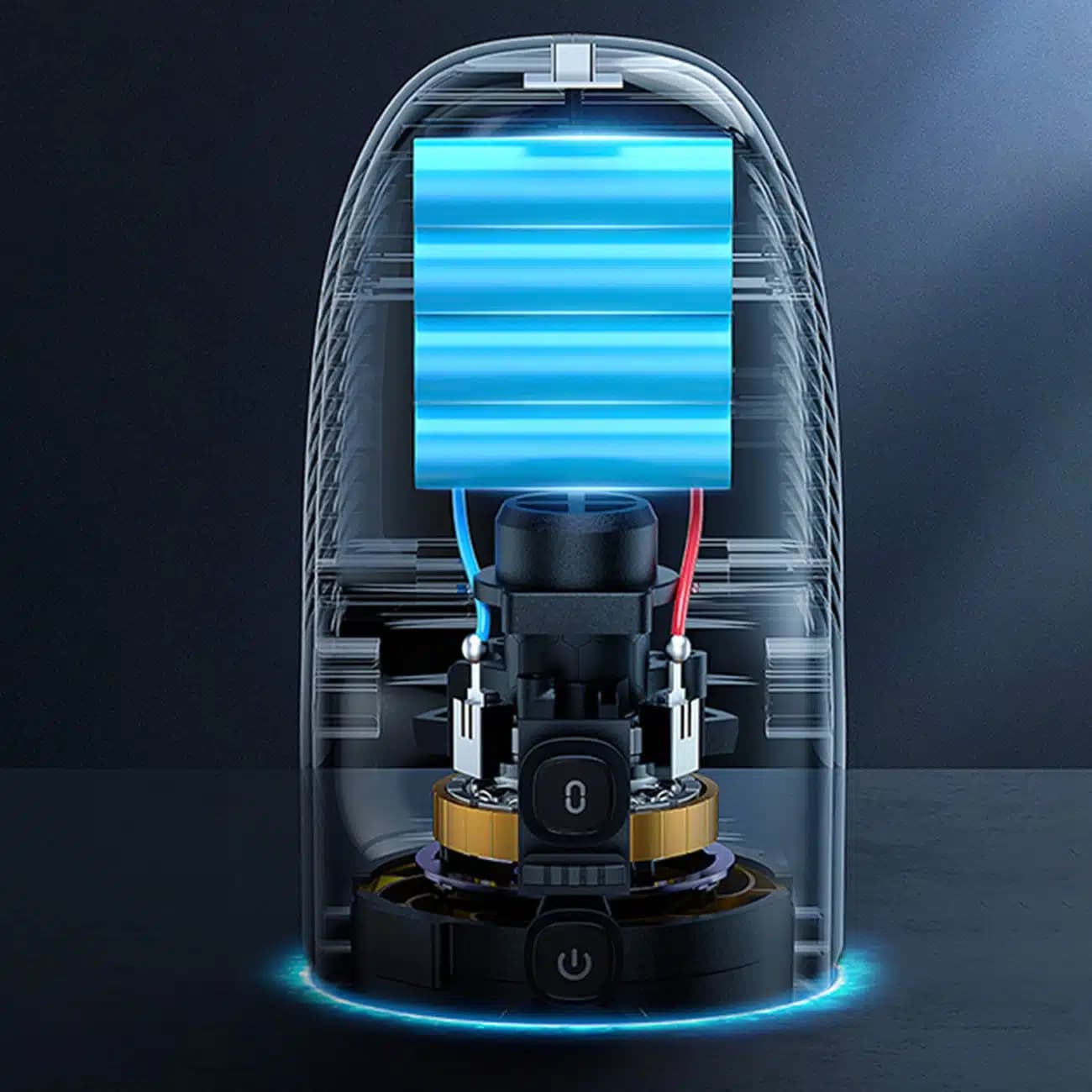 Baseus AP02 6000Pa car vacuum cleaner - Μαύρο 17