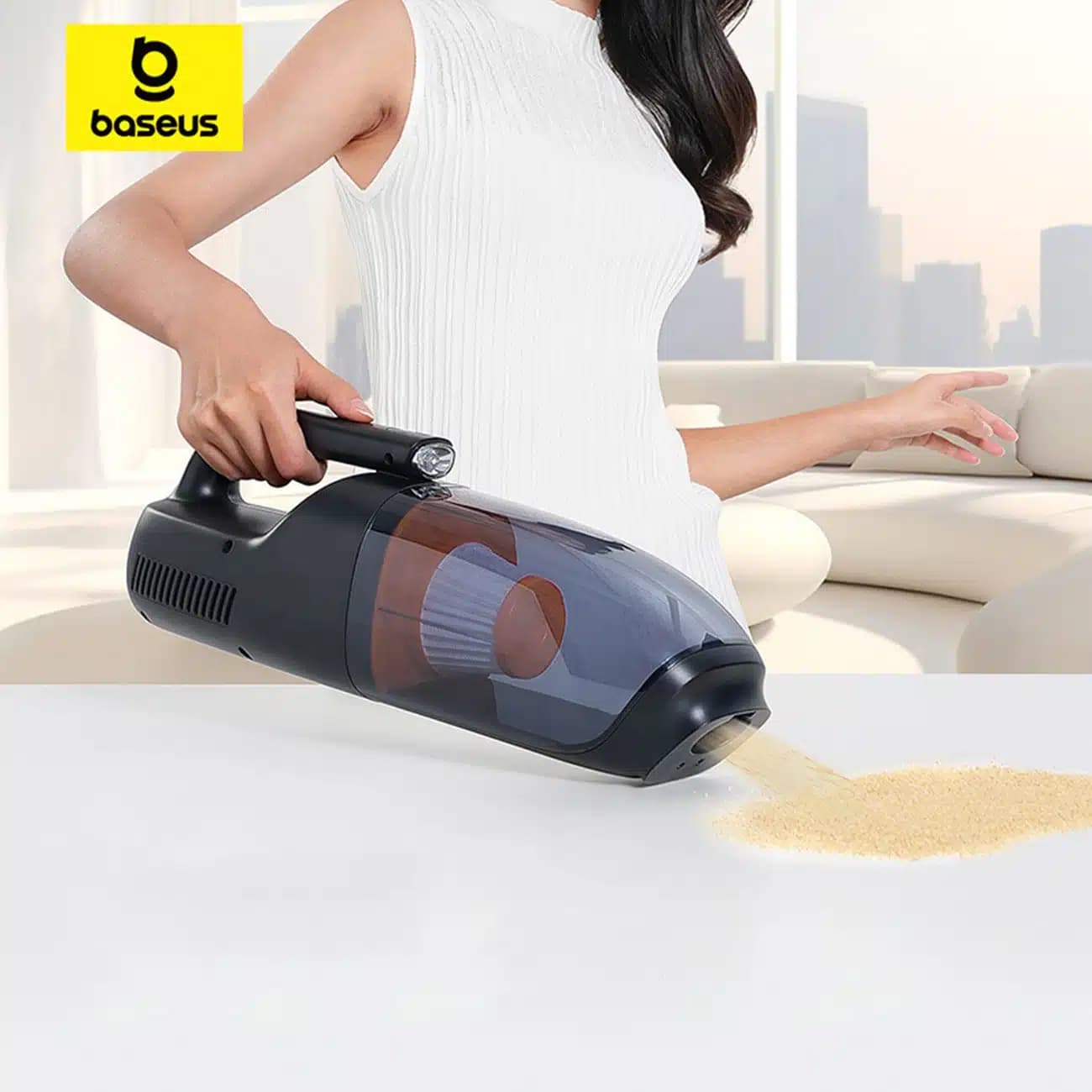 Baseus AP02 6000Pa car vacuum cleaner - Μαύρο 18