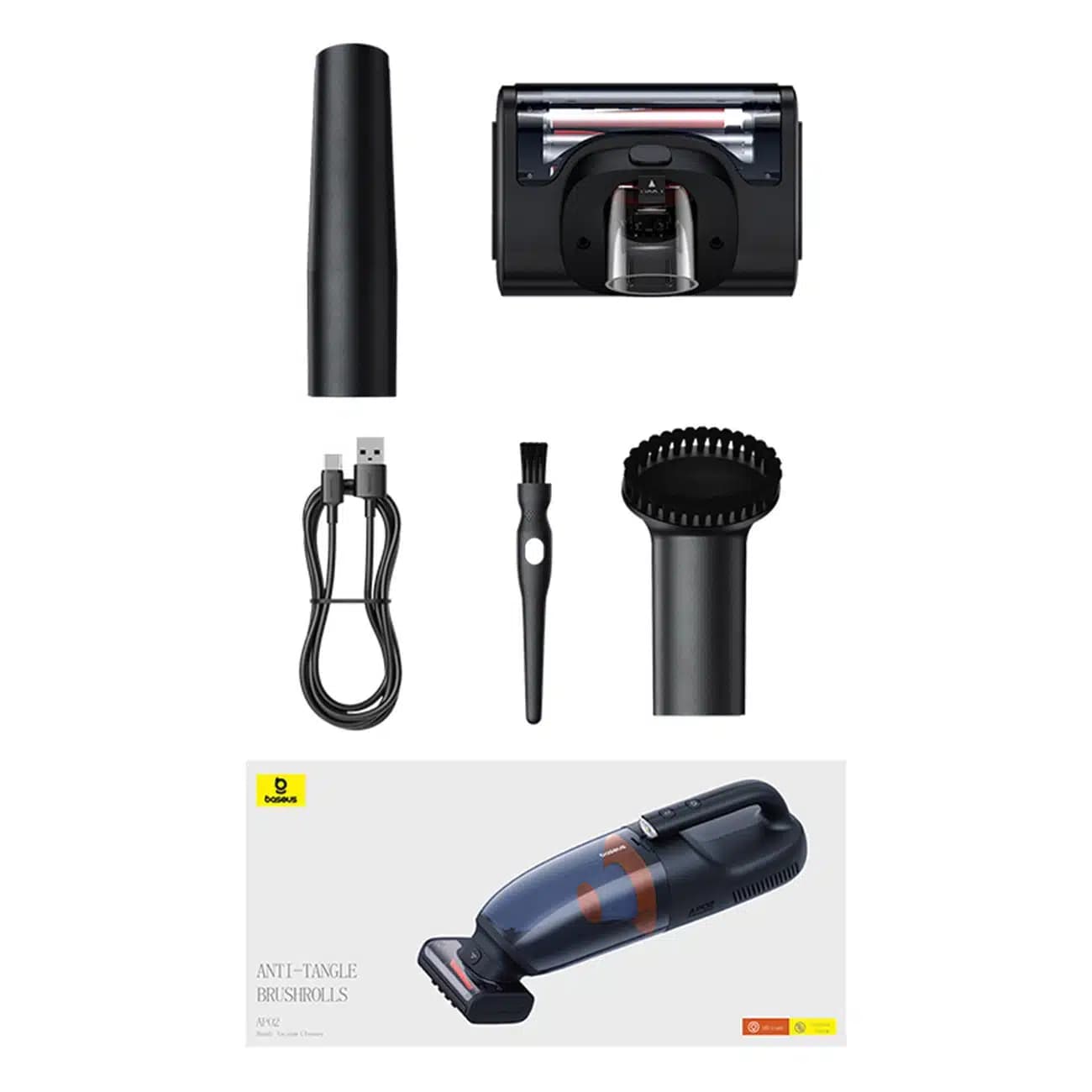 Baseus AP02 6000Pa car vacuum cleaner - Μαύρο 6