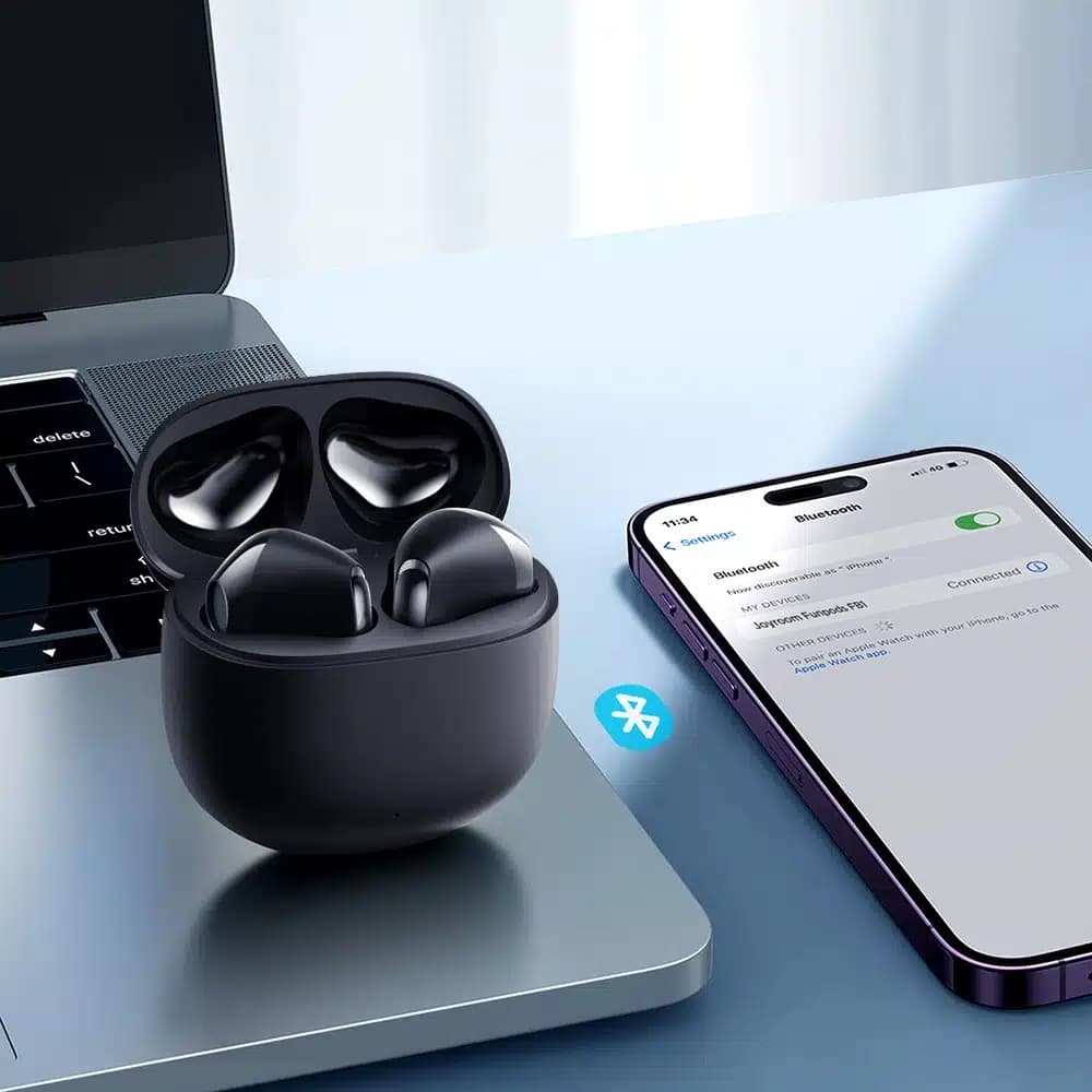 TWS Joyroom Funpods Series JR-FB1 Bluetooth 5.3 wireless headphones - Μαύρο 10