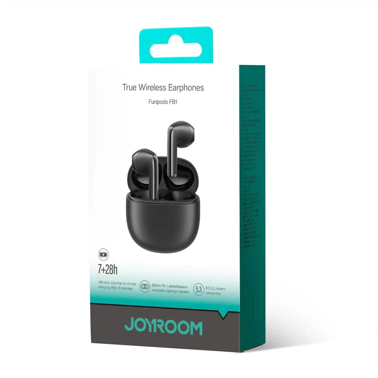 TWS Joyroom Funpods Series JR-FB1 Bluetooth 5.3 wireless headphones - Μαύρο 5