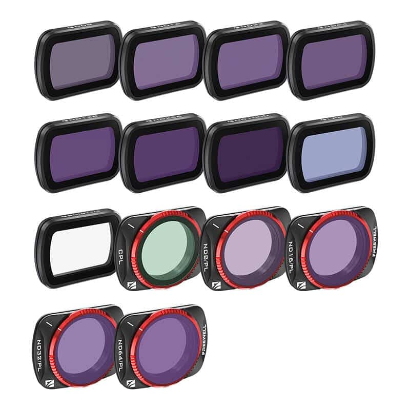 Freewell 14 filters to DJI Osmo Pocket 3