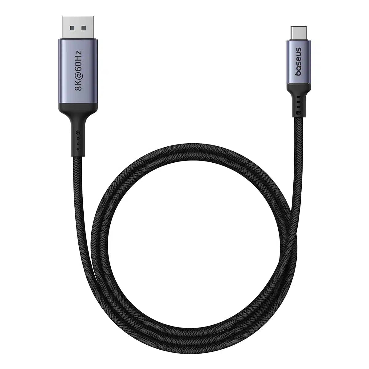 Baseus High Definition Series USB-C to DisplayPort 1.4 8K 60Hz Unidirectional Καλώδιο 1.5m - Μαύρο