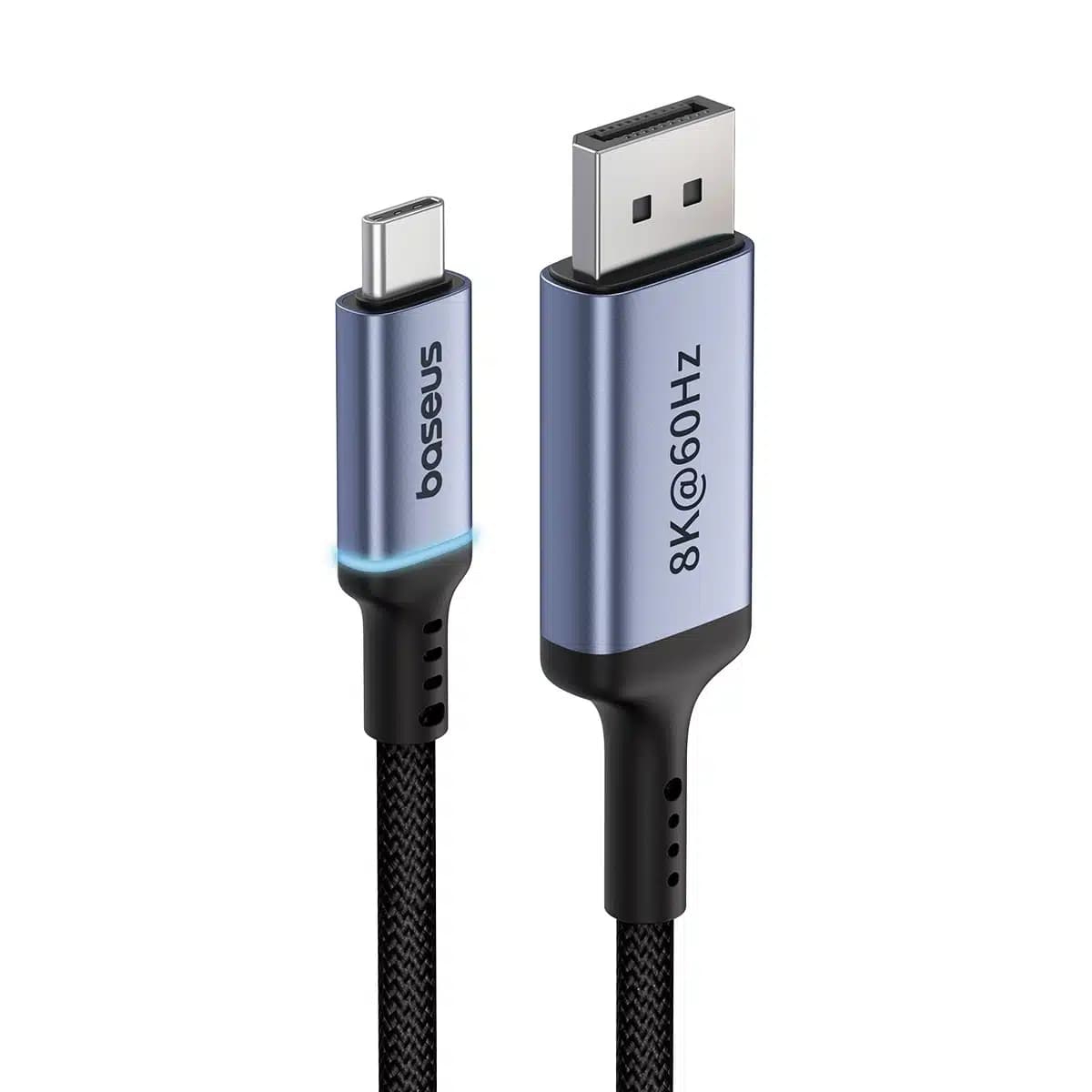 Baseus High Definition Series USB-C to DisplayPort 1.4 8K 60Hz Unidirectional Καλώδιο 1.5m - Μαύρο 2