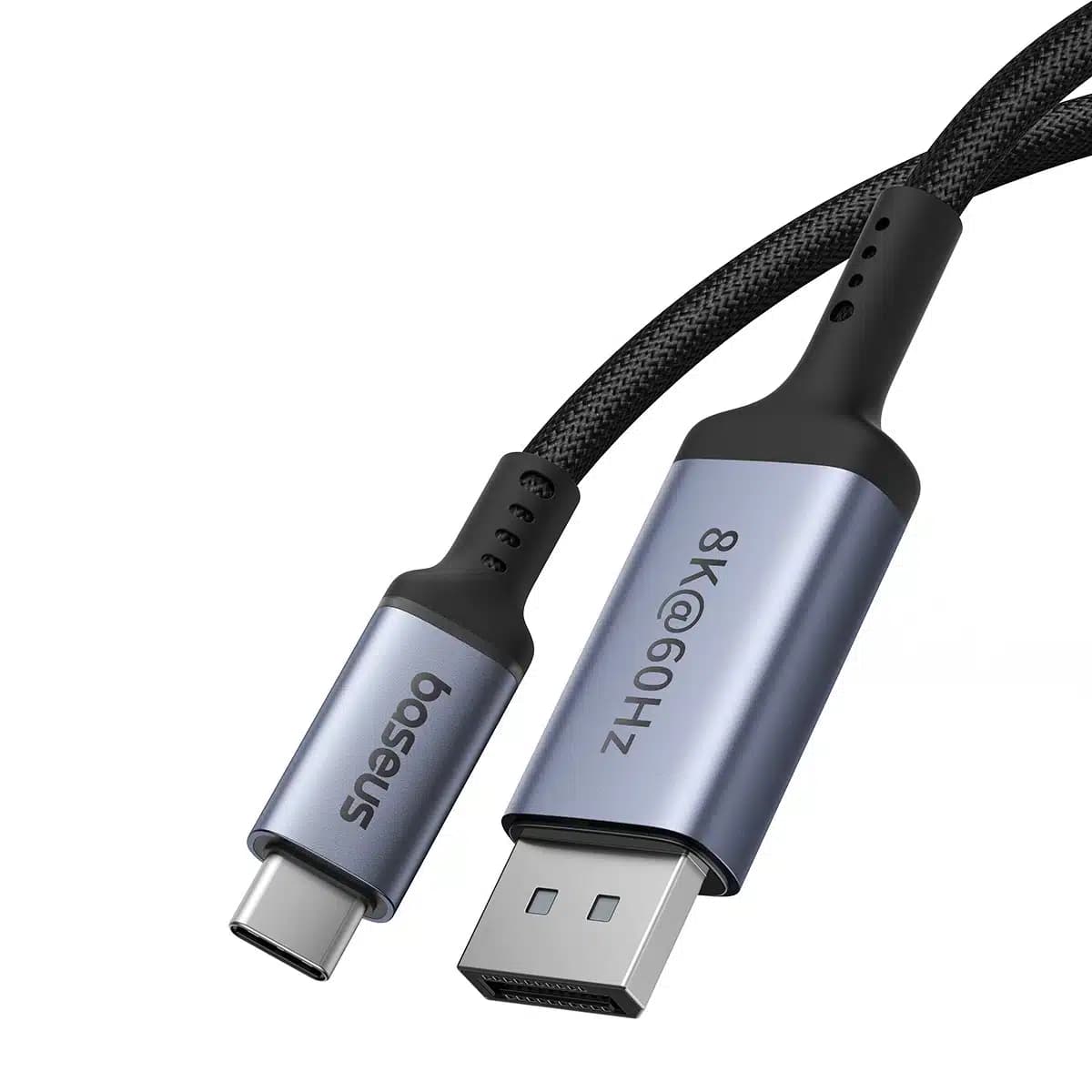 Baseus High Definition Series USB-C to DisplayPort 1.4 8K 60Hz Unidirectional Καλώδιο 1.5m - Μαύρο 4