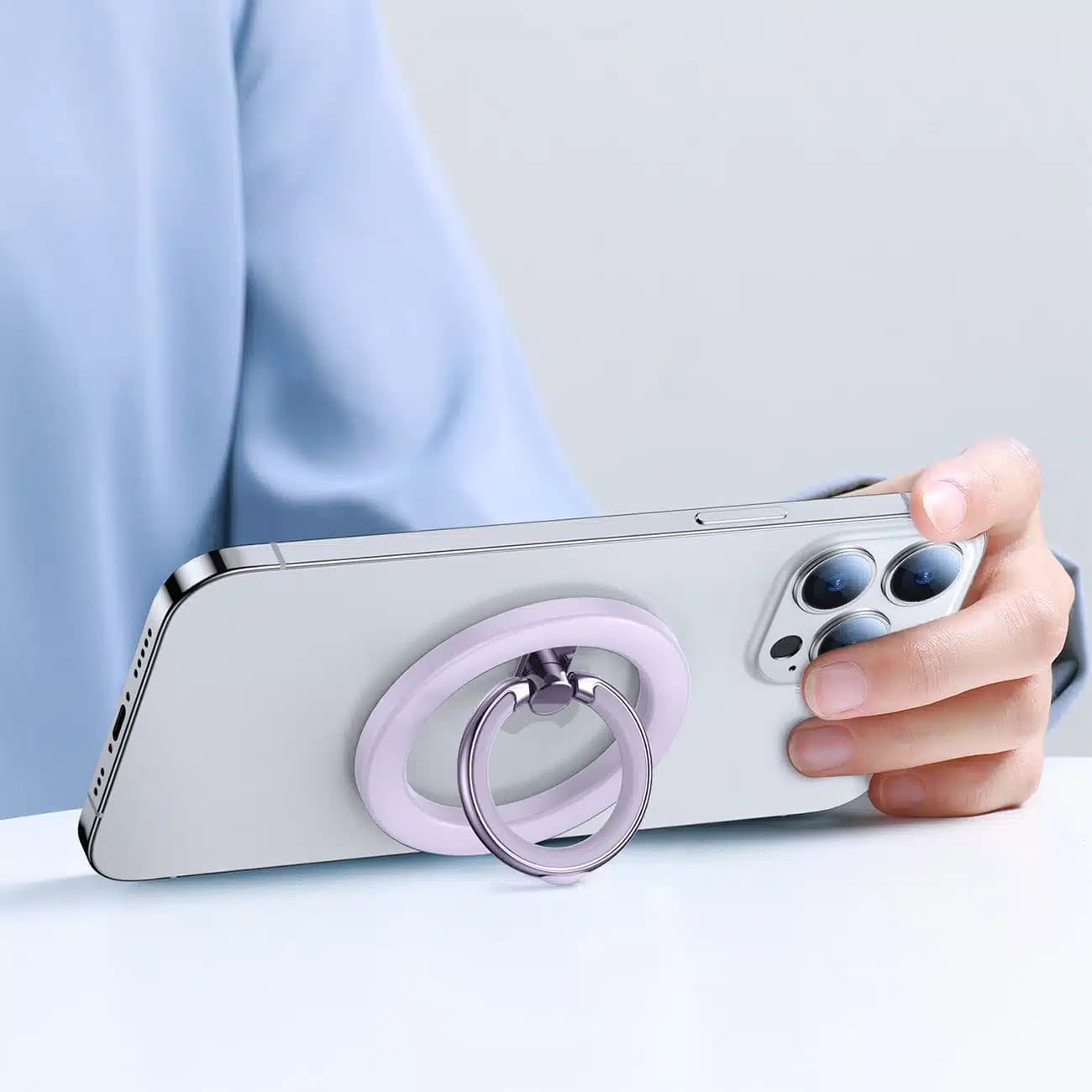Joyroom JR-Mag-M2 MagSafe magnetic βάση κινητού - Μώβ 6