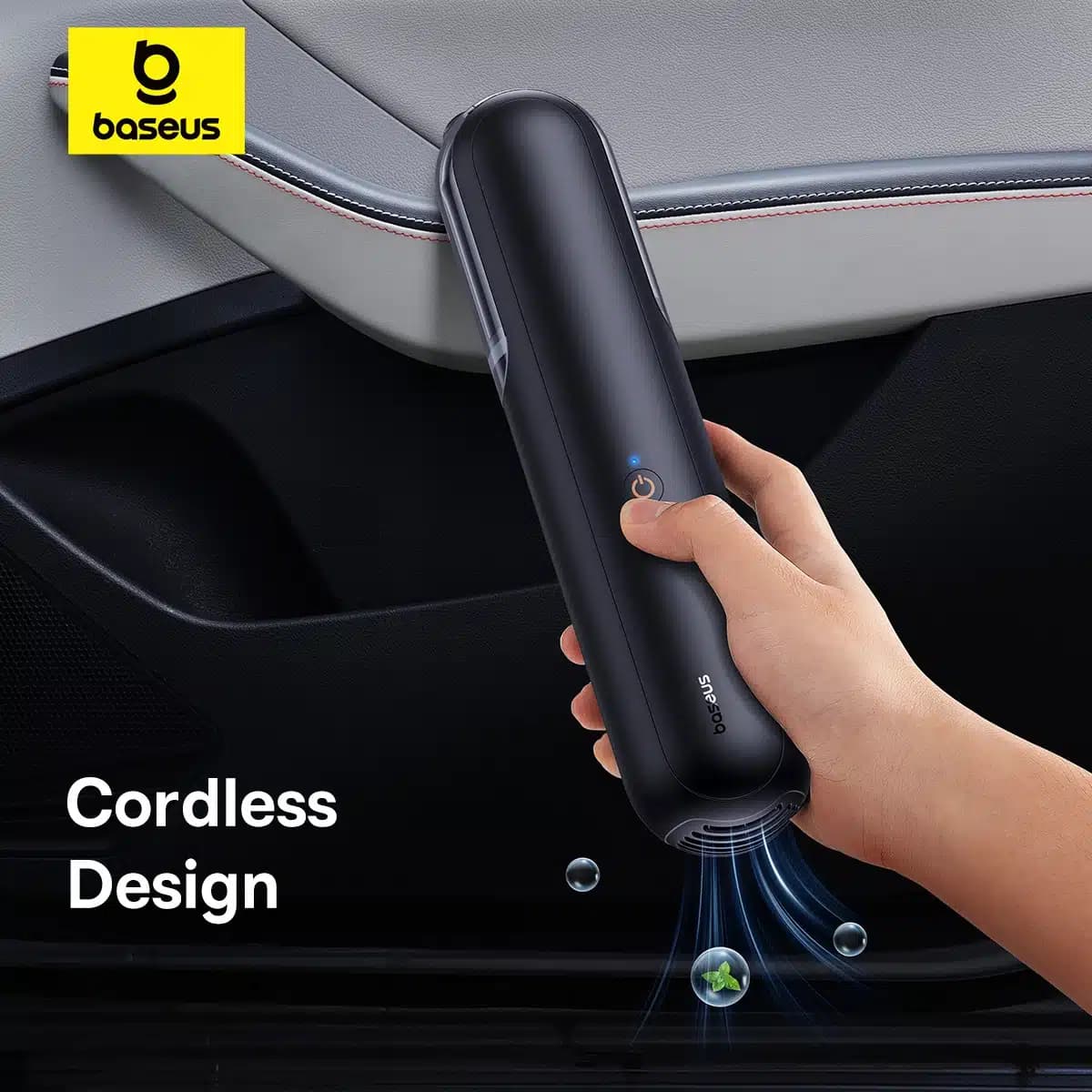 Baseus A0 Pro 4000Pa HEPA Ασύρματο car Ηλεκτρική σκούπα - Μαύρο 15