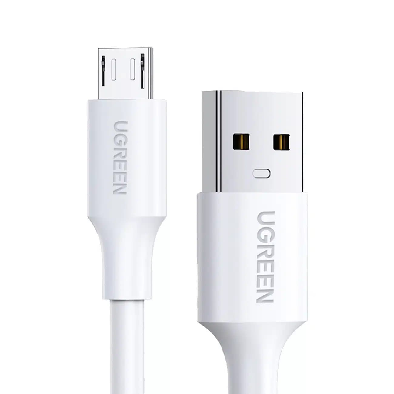 USB - micro USB cable Ugreen US289 1 m - Λευκό