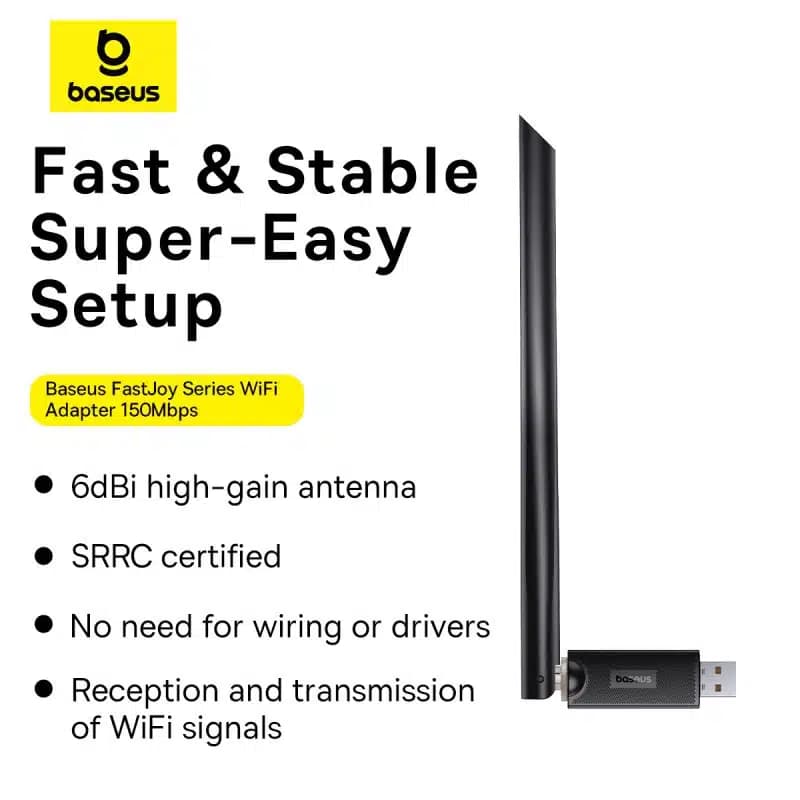 Baseus BS-OH171 150Mb/s USB network card - Μαύρο 12