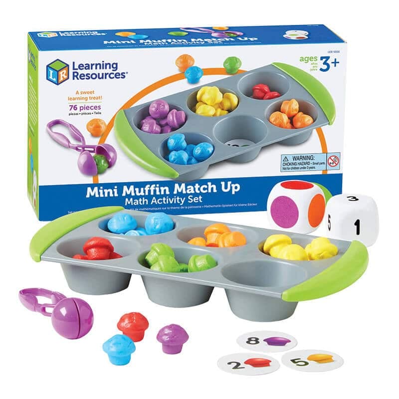 Learning Resources Mini Muffin Match Up Math Activity Set LER 5556 3