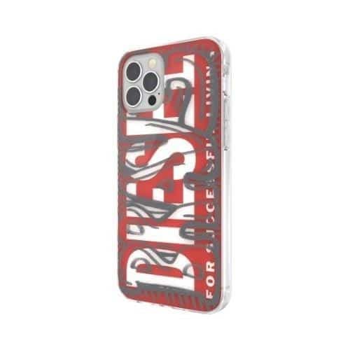 Diesel Snap Case Clear AOP - Apple iPhone 12 Pro Max - Κόκκινο 3