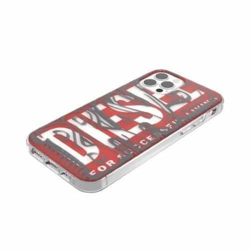 Diesel Snap Case Clear AOP - Apple iPhone 12 Pro Max - Κόκκινο 5