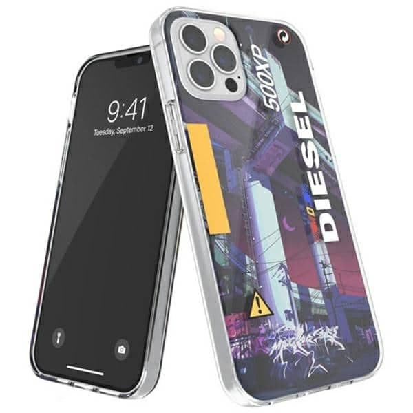 Diesel Clear Case Mad Dog Jones AOP - Apple iPhone 12 / Pro - Πολύχρωμο