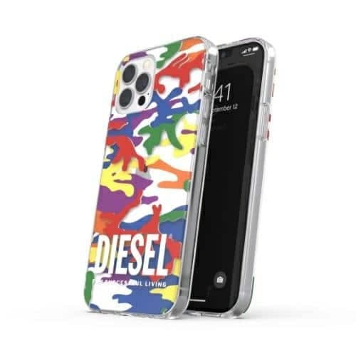 Diesel Clear Case Pride Camo AOP - Apple iPhone 12 Pro Max - Πολύχρωμο