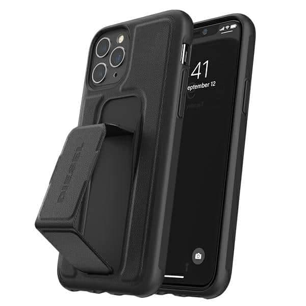 Diesel Grip Case Leather Look - Apple iPhone 12 / Pro - Μαύρο