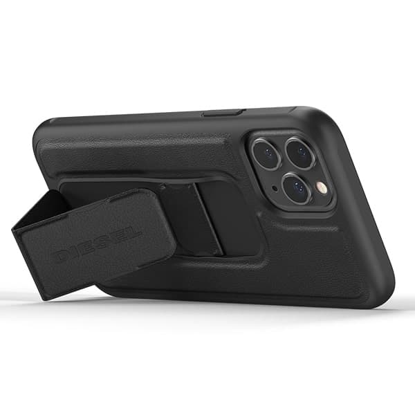 Diesel Grip Case Leather Look - Apple iPhone 12 / Pro - Μαύρο 2