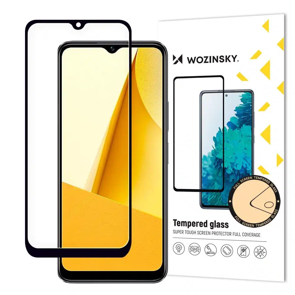 Wozinsky Full Glue - θήκη για Vivo Y16 / Y02s - Μαύρο