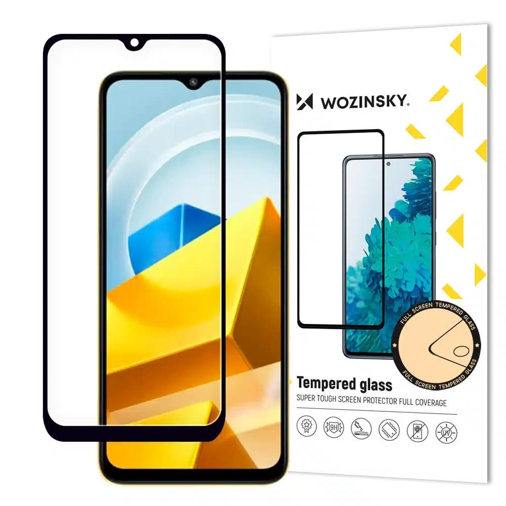 Wozinsky Full Glue - θήκη για Xiaomi Poco M5 - Μαύρο