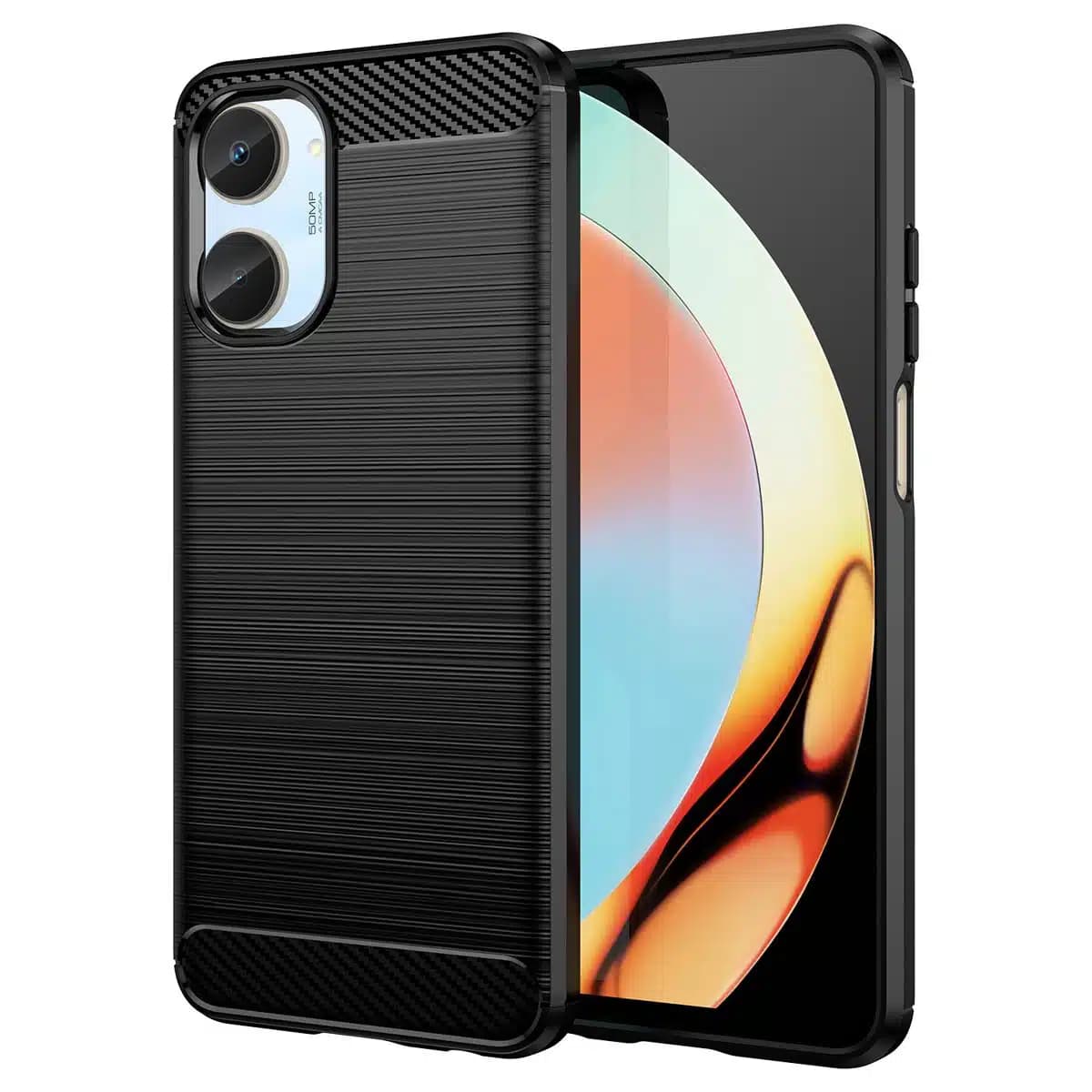 OEM Carbon Case - θήκη για Realme 10 - Μαύρο 2