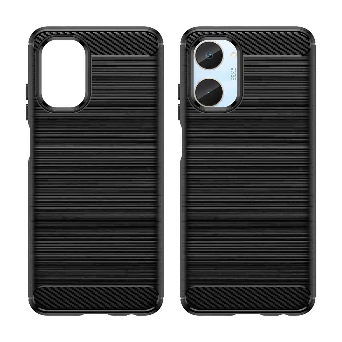 OEM Carbon Case - θήκη για Realme 10 - Μαύρο