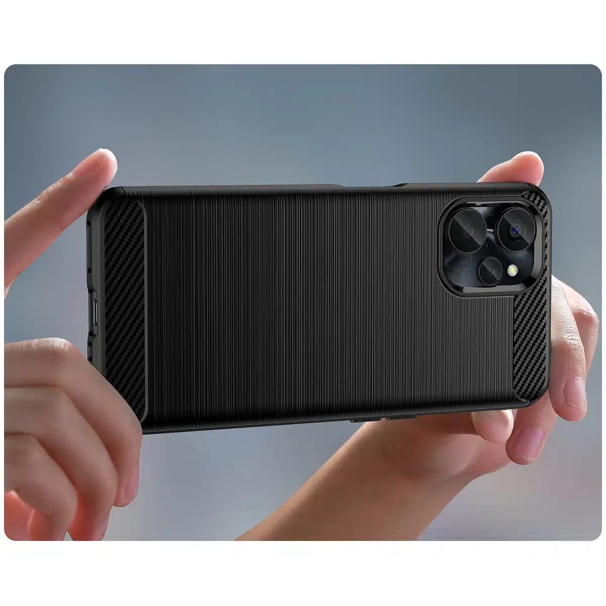 OEM Carbon Case - θήκη για Realme 10 5G / 9i - Μαύρο 6