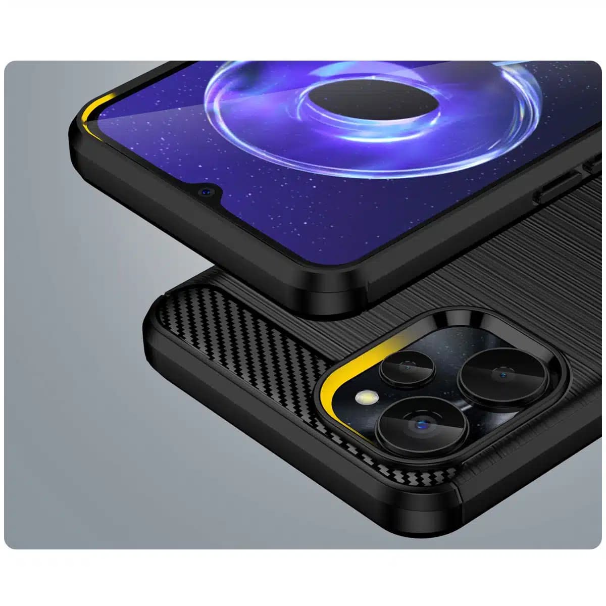 OEM Carbon Case - θήκη για Realme 10 5G / 9i - Μαύρο 7