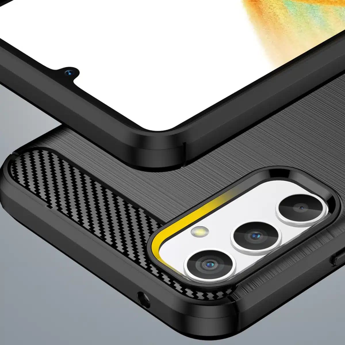 OEM Carbon Case - θήκη για Realme 10 Pro - Μαύρο 6