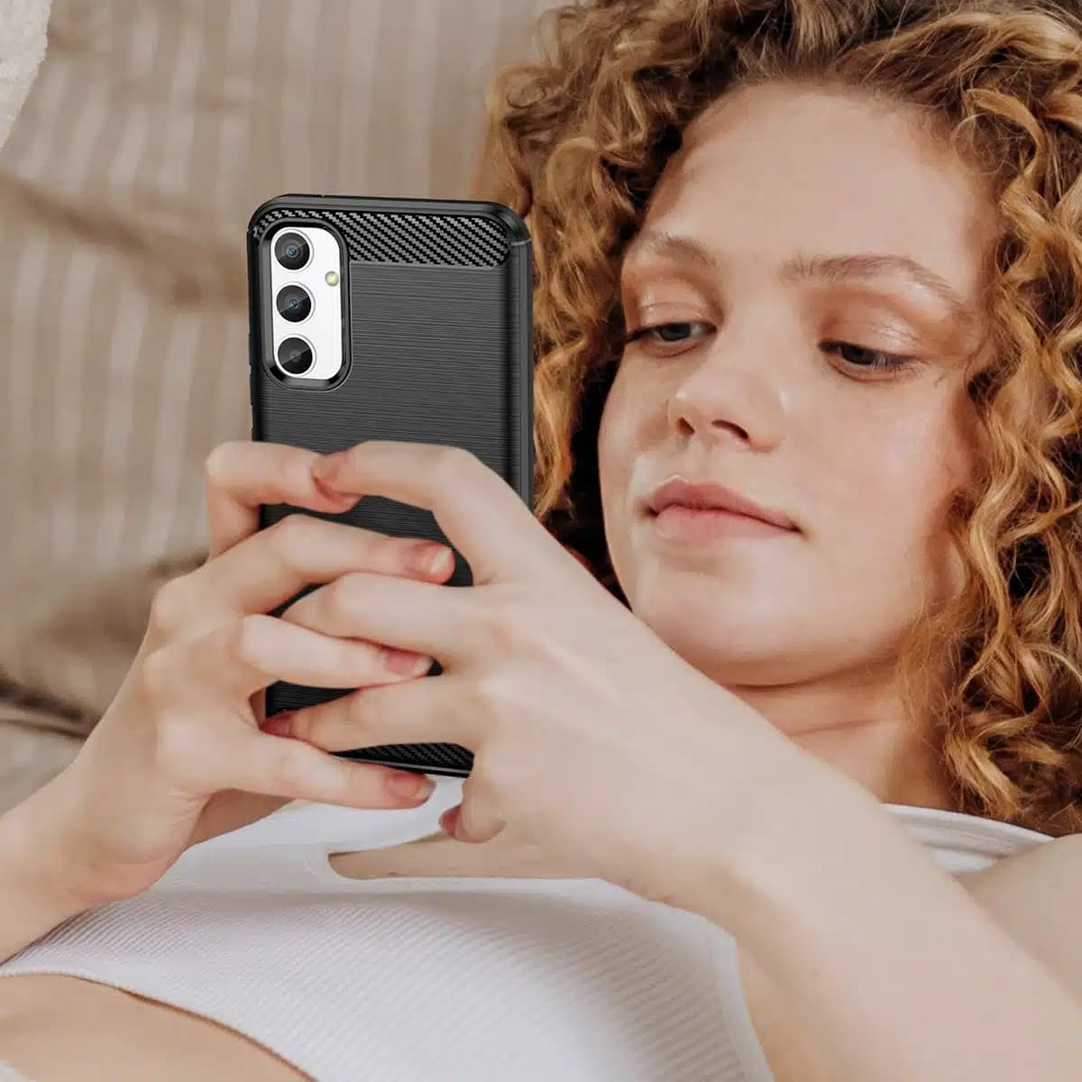 OEM Carbon Case - θήκη για Realme 10 Pro - Μαύρο 7