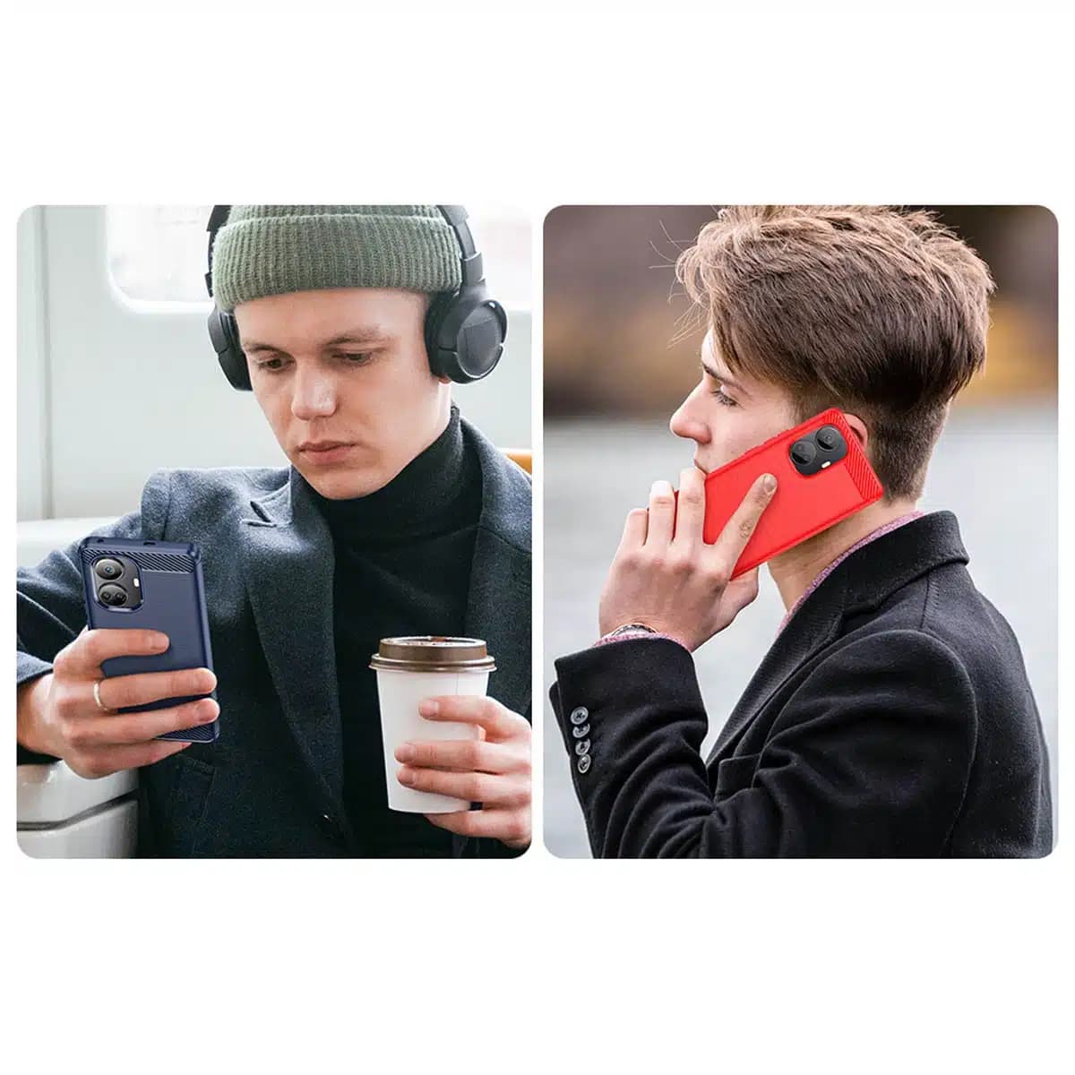 OEM Carbon Case - θήκη για Realme 10 Pro+ - Μαύρο 9