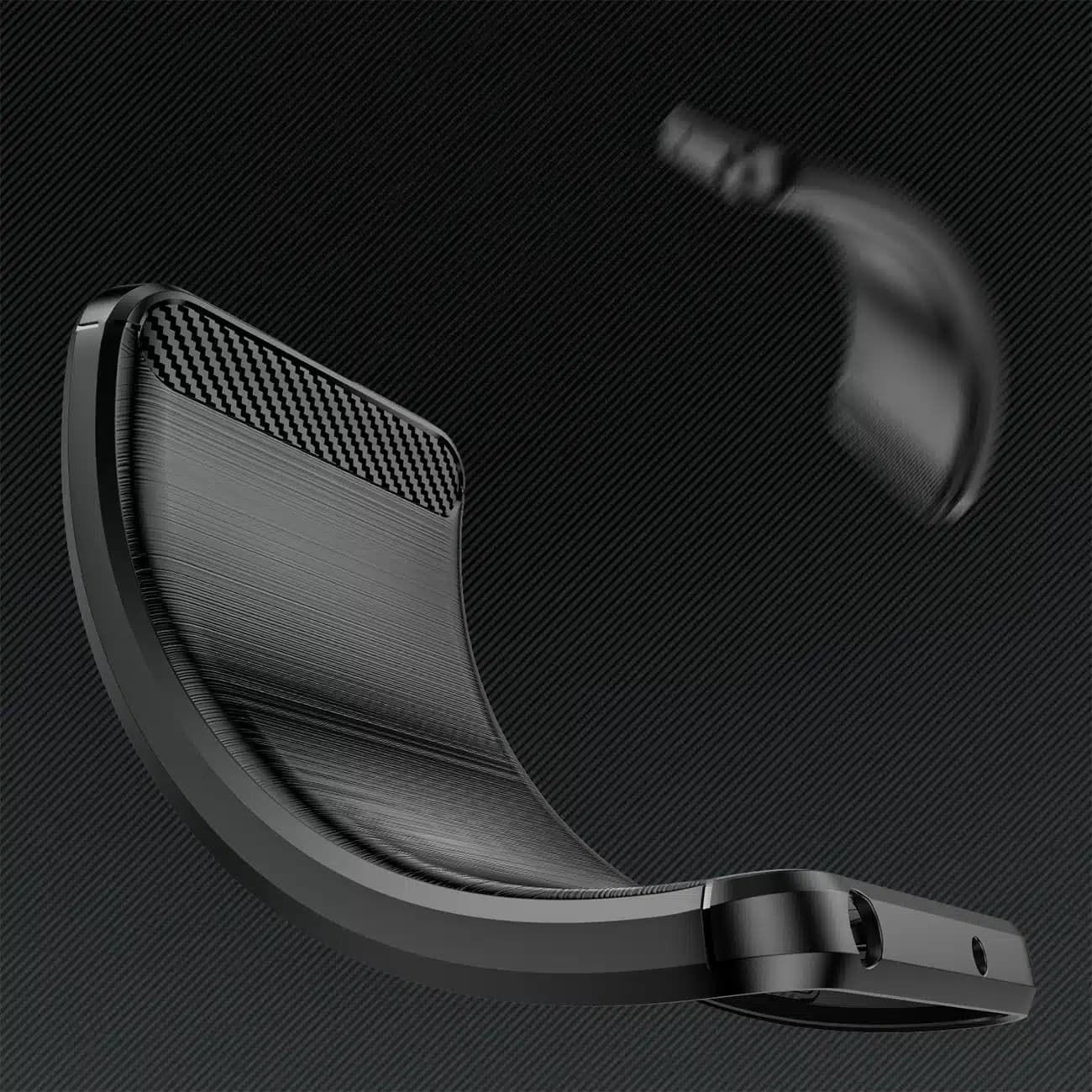 OEM Carbon Case - θήκη για T-mobile REVVL 6 - Μαύρο 4