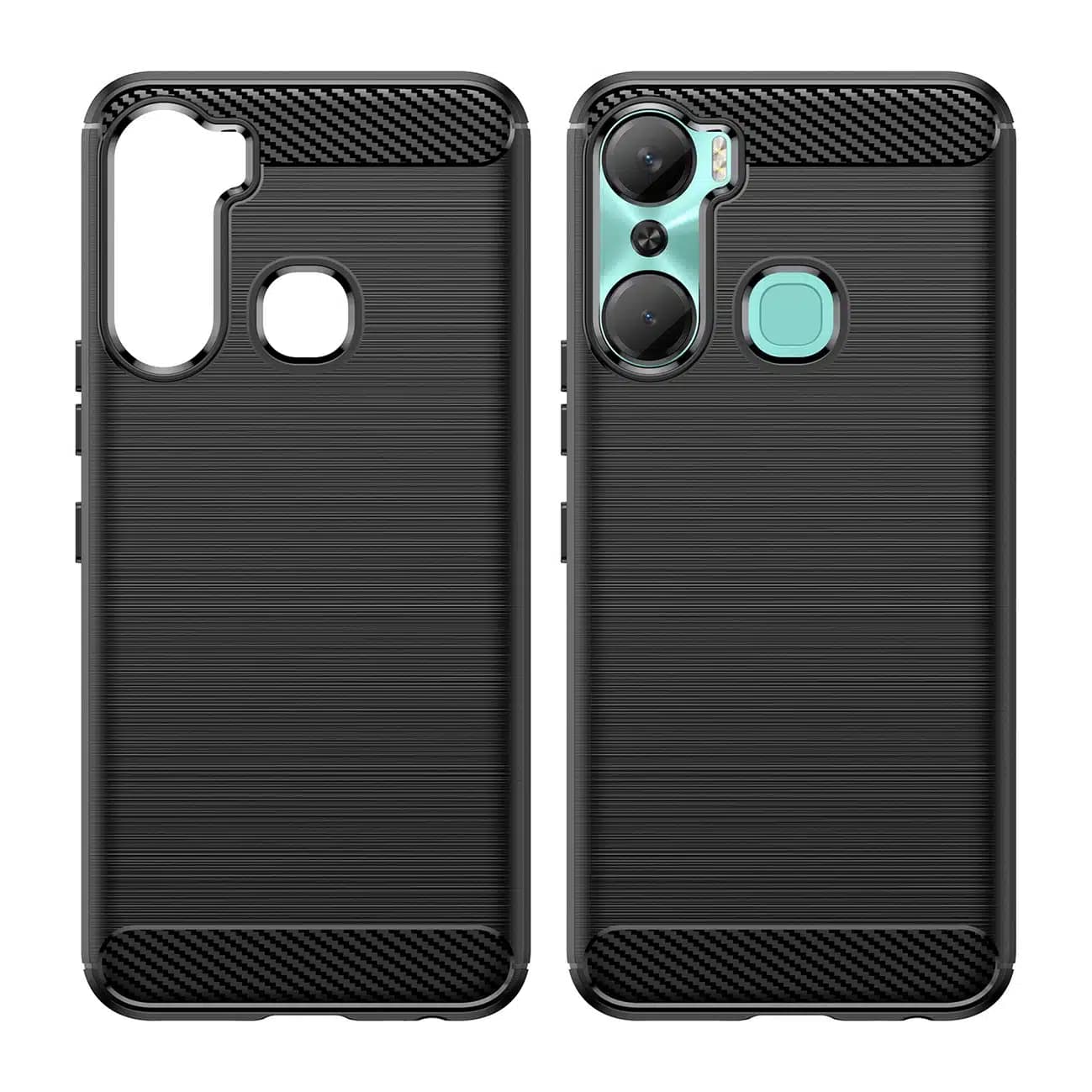 OEM Carbon Case - θήκη για Infinix Hot 12 Pro - Μαύρο 8