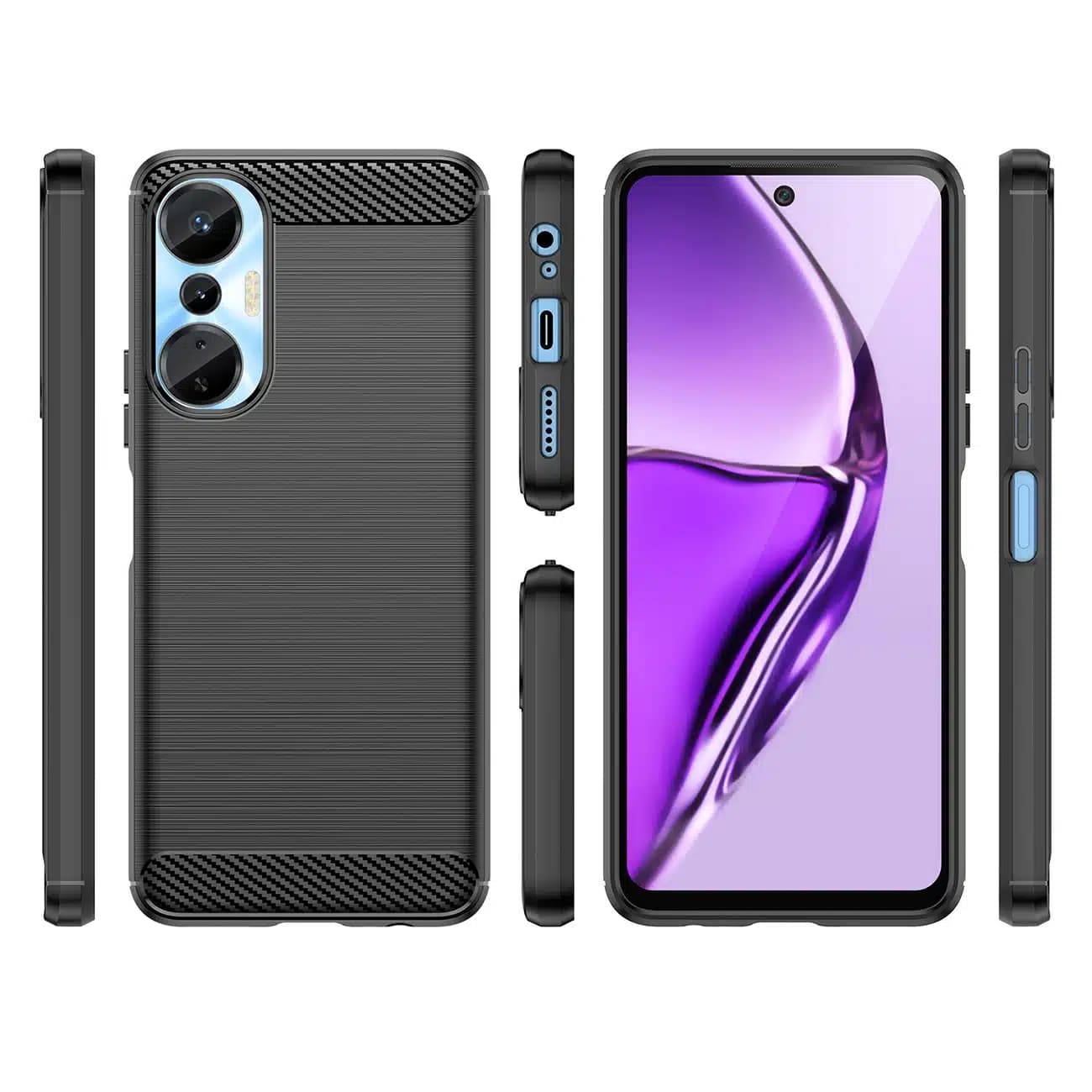 OEM Carbon Case - θήκη για Infinix Hot 20S - Μαύρο 2