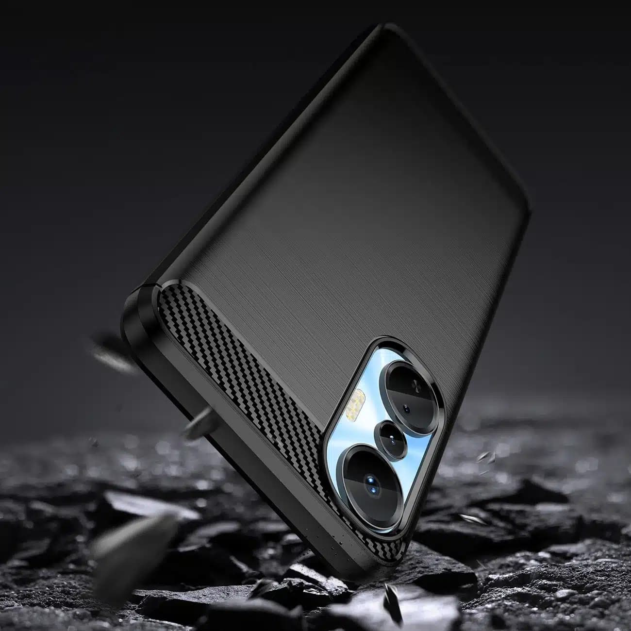 OEM Carbon Case - θήκη για Infinix Hot 20S - Μαύρο 3