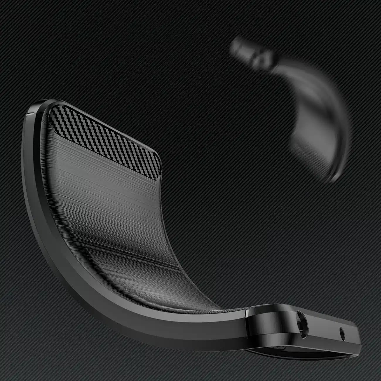 OEM Carbon Case - θήκη για Infinix Hot 20S - Μαύρο 4