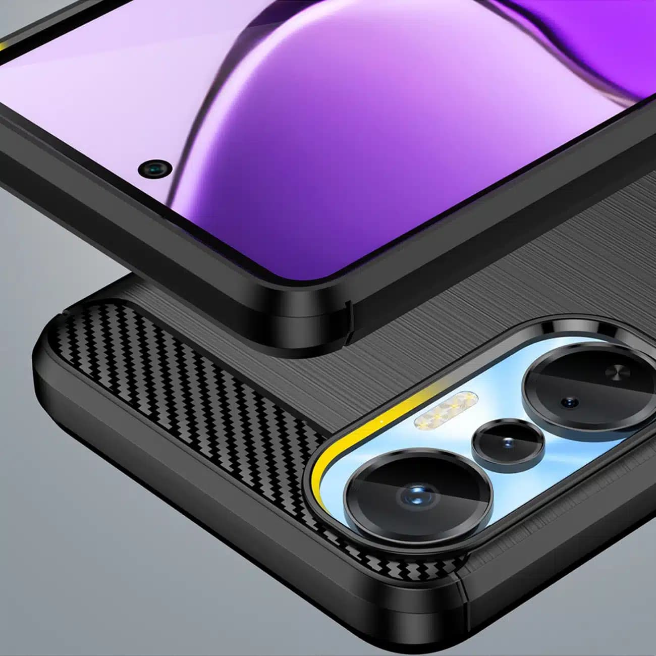 OEM Carbon Case - θήκη για Infinix Hot 20S - Μαύρο 6