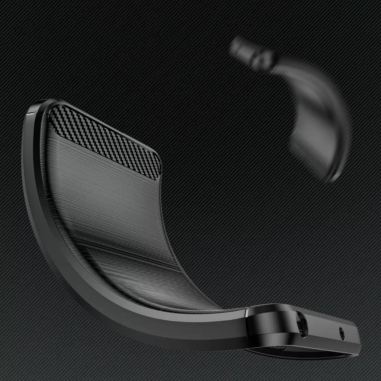 OEM Carbon Case - θήκη για Infinix Hot 20i - Μαύρο 4