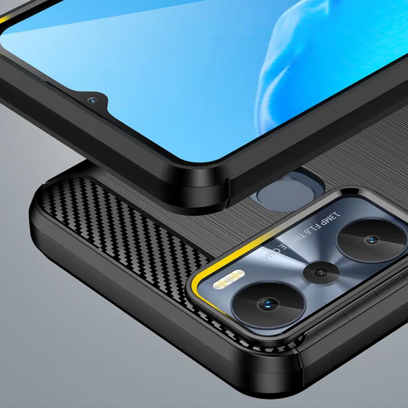 OEM Carbon Case - θήκη για Infinix Hot 20i - Μαύρο 6