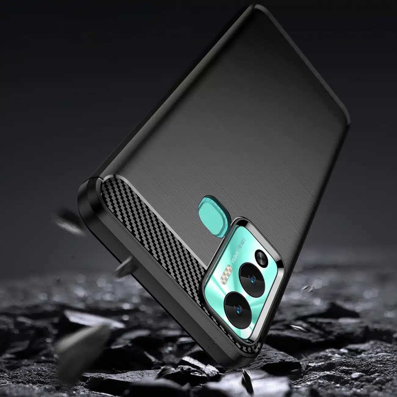 OEM Carbon Case - θήκη για Infinix Hot 12 Play NFC / - Μαύρο 3
