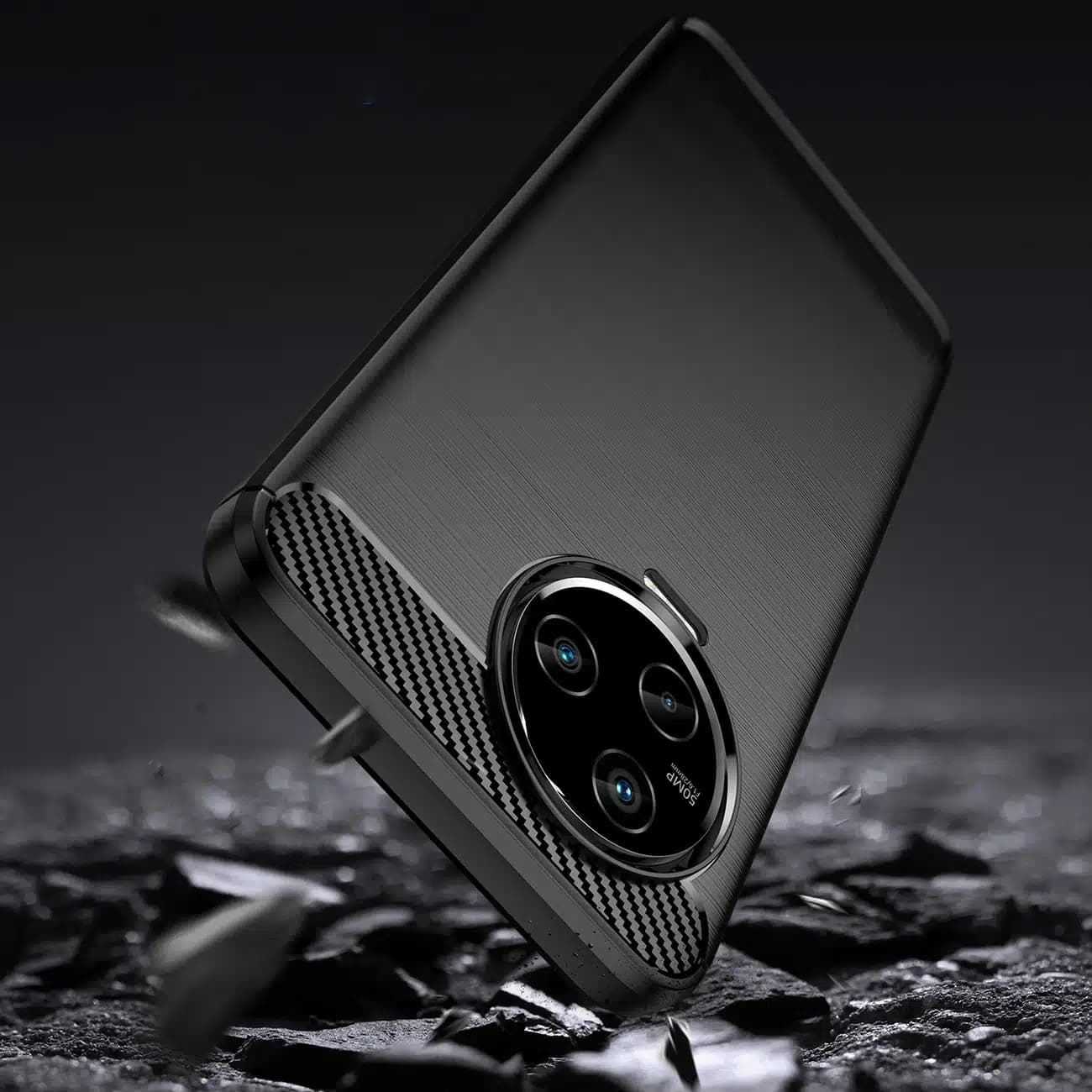 OEM Carbon Case - θήκη για Infinix Note 12 (2023) / Pro - Μαύρο 3