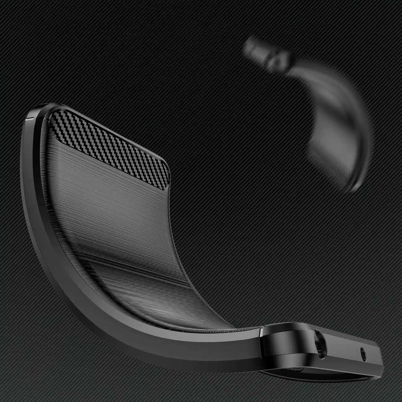 OEM Carbon Case - θήκη για Infinix Note 12 (2023) / Pro - Μαύρο 4