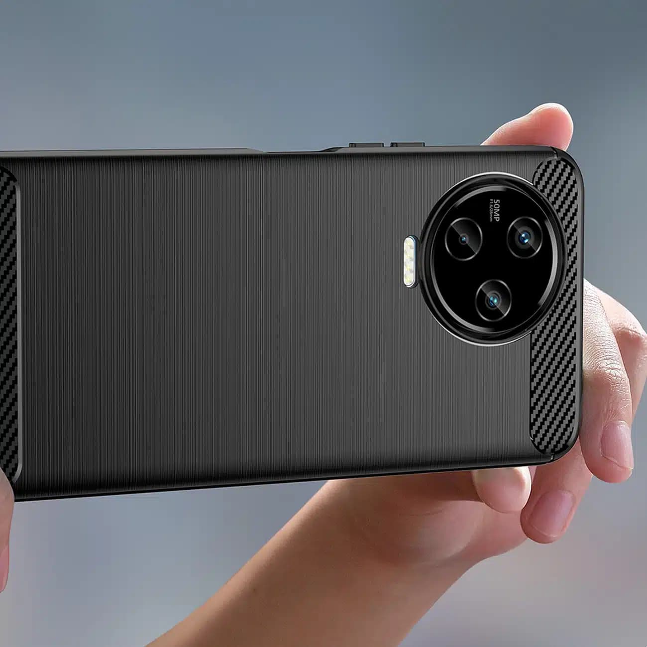 OEM Carbon Case - θήκη για Infinix Note 12 (2023) / Pro - Μαύρο 5