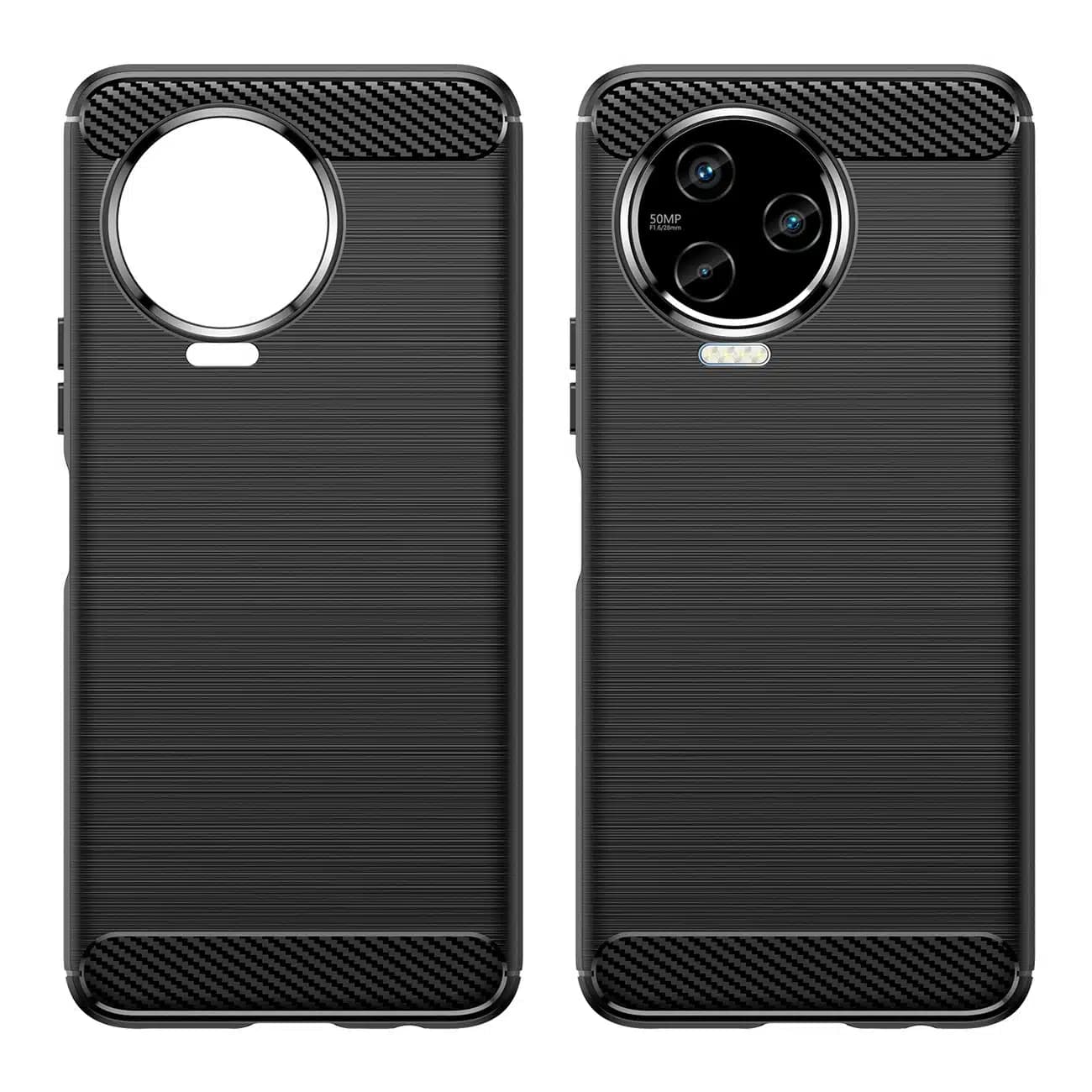 OEM Carbon Case - θήκη για Infinix Note 12 (2023) / Pro - Μαύρο 8