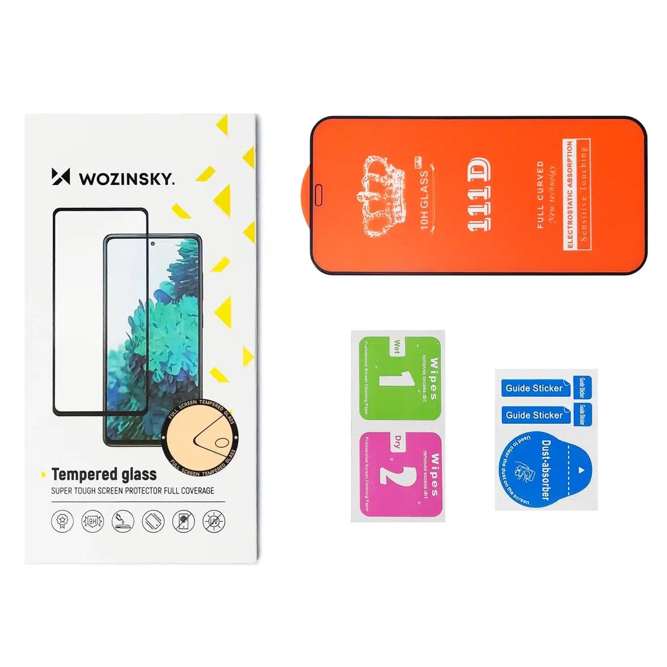 Wozinsky Wozinsky Full Glue Tempered Glass 2τμχ - προστατευτική μεμβράνη για Realme GT Neo 5 / GT3 - Μαύρο 5